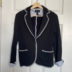 Mango navy knit blazer
